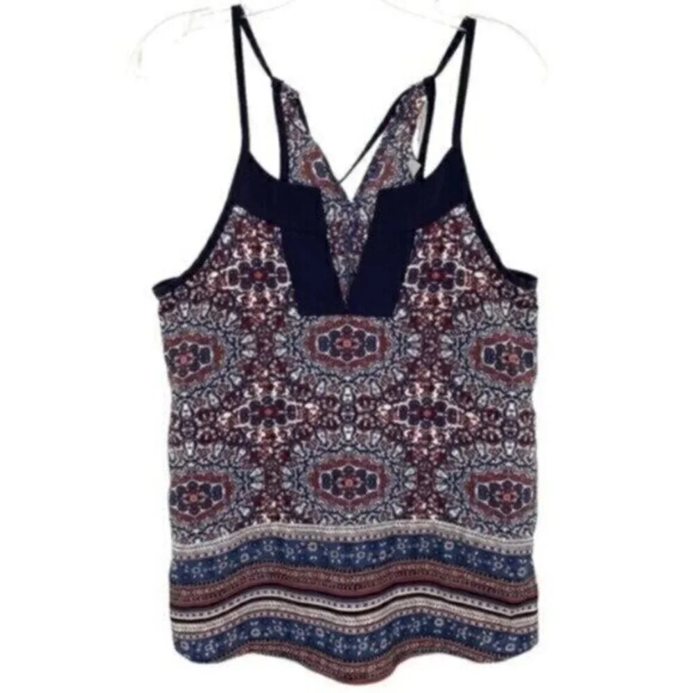 Athleta Medallion Dunes Boho Tassel Halter Tank Top - Picture 1 of 13